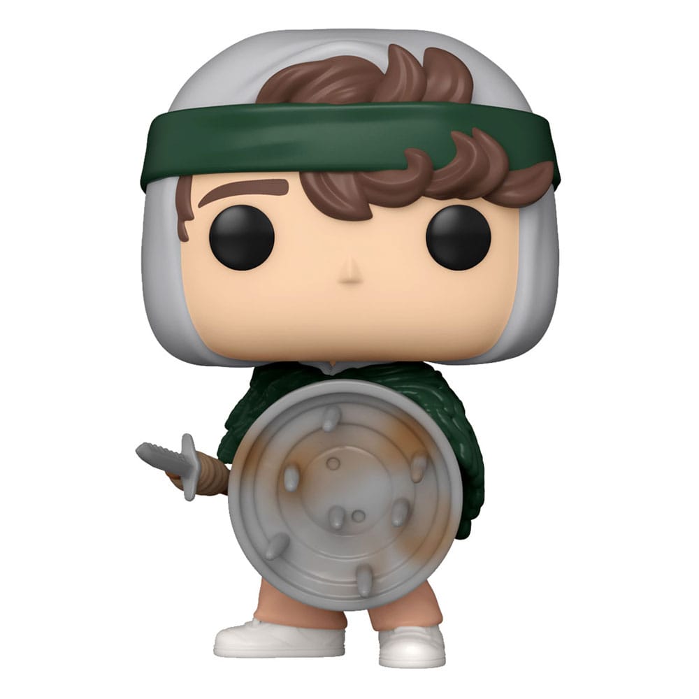 Stranger Things POP! TV Vinyl Figur Hunter Dustin with Shield 9 cm