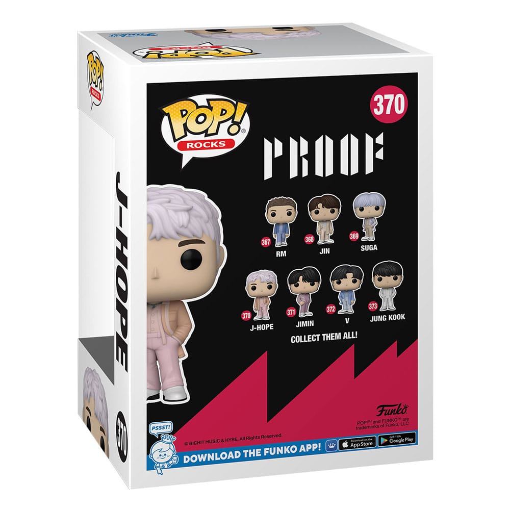 BTS POP! Rocks Vinyl Figur J Hope 9 cm