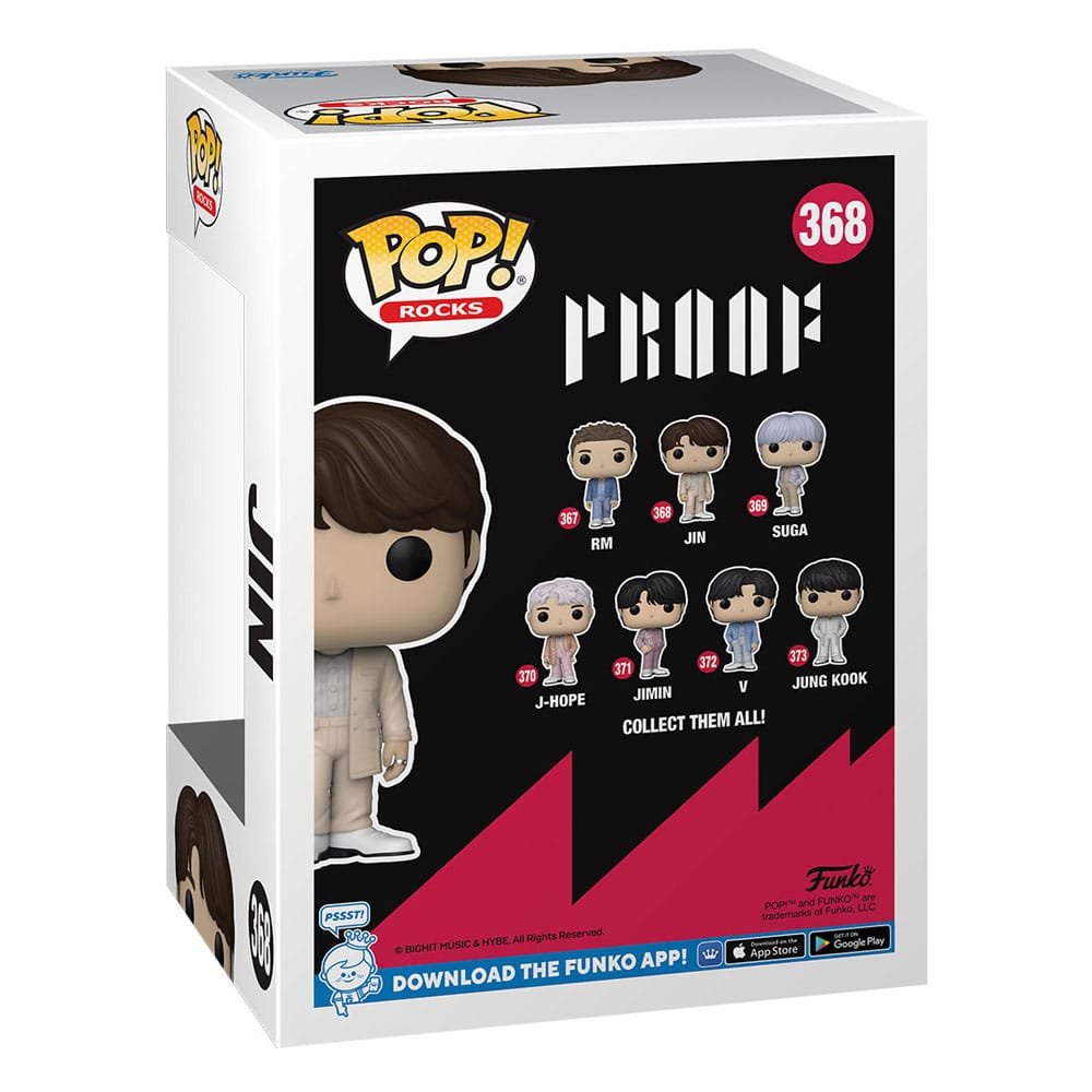 BTS POP! Rocks Vinyl Figur Jin 9 cm