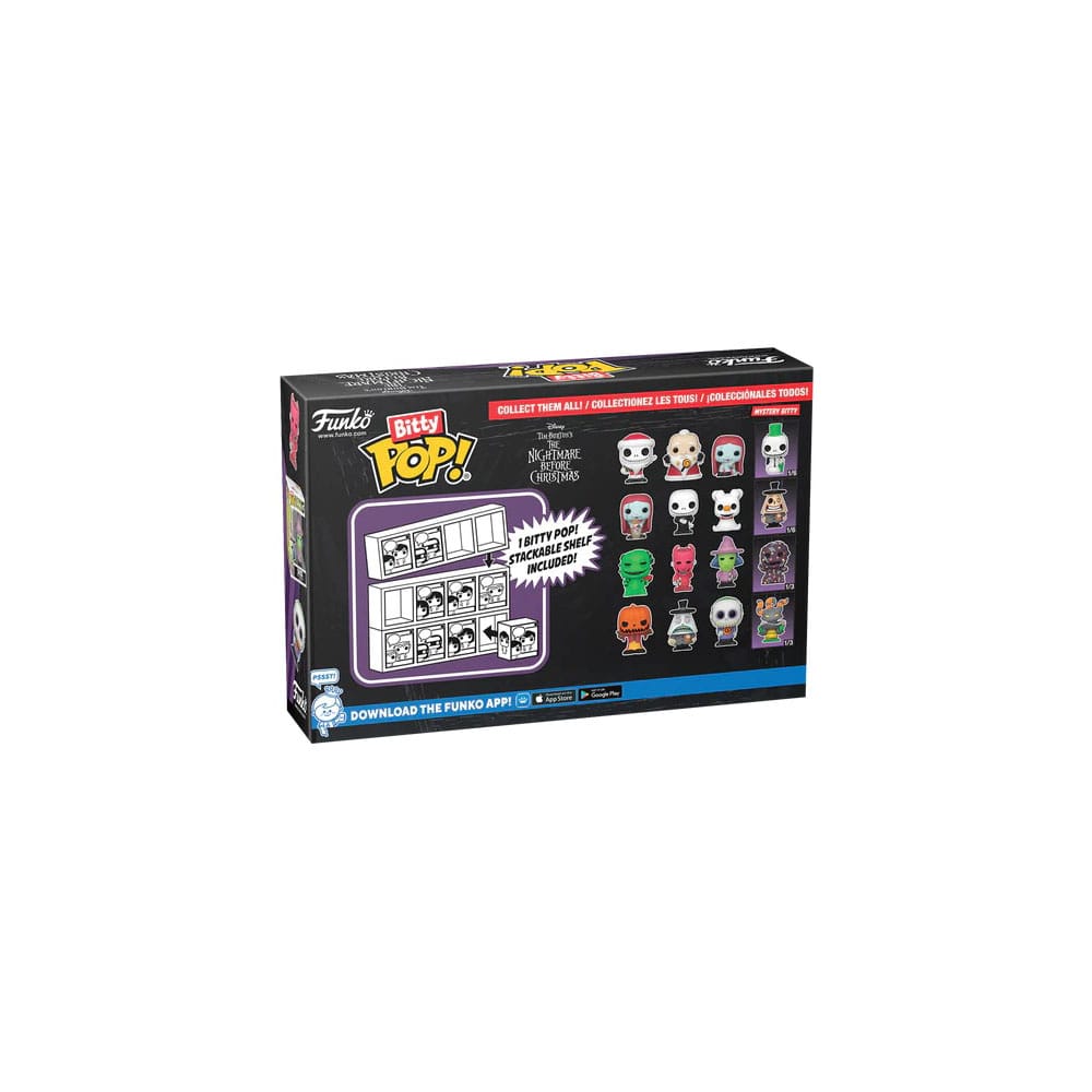 Nightmare Before Christmas Bitty POP! Vinyl Figuren 4er-Pack Santa Jack 2,5 cm