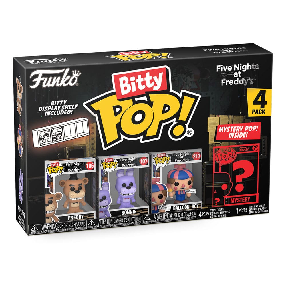 Five Nights at Freddy's Bitty POP! Vinyl Figuren 4er-Pack Freddy 2,5 cm