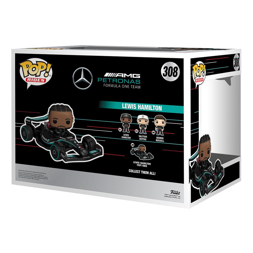 Formel 1 POP! Rides Super Deluxe Vinyl Figur Mercedes Hamilton 15 cm