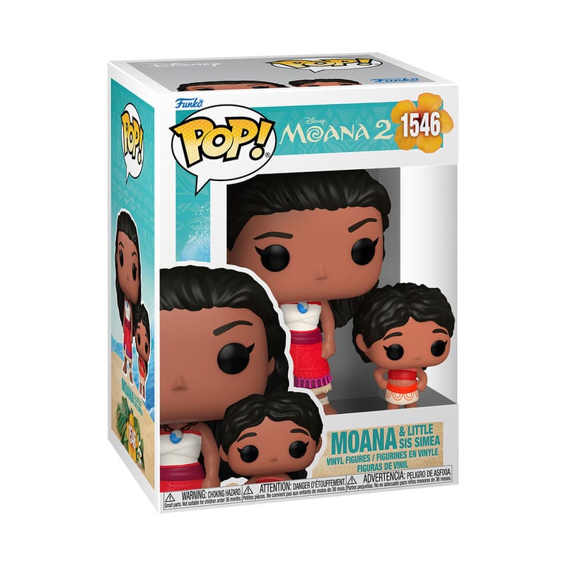 Vaiana 2 POP! & Buddy Vinyl Figur Moana & Little Sis 9 cm