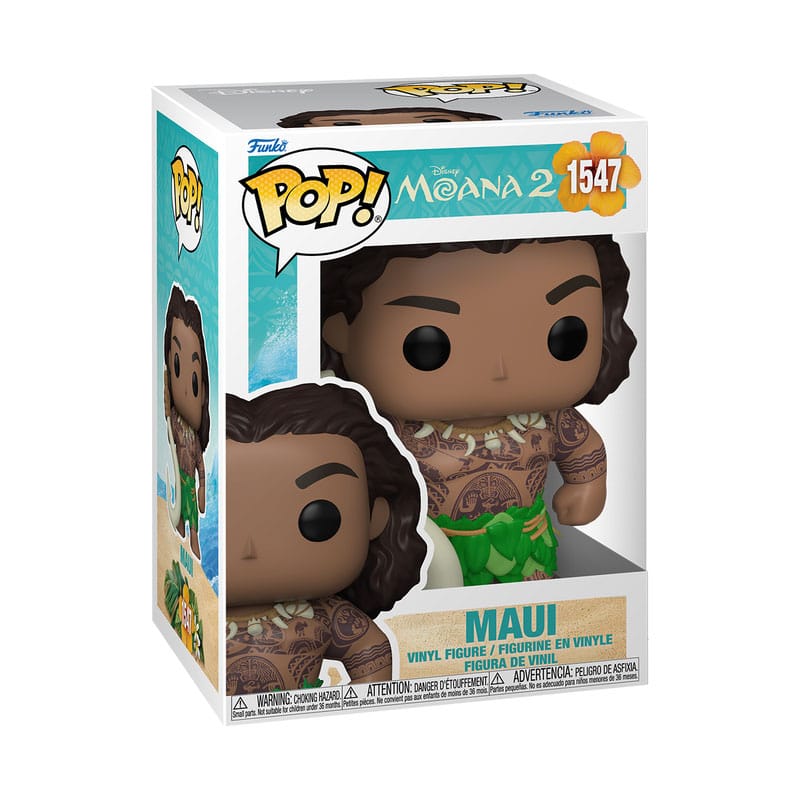 Vaiana 2 POP! & Buddy Vinyl Figur Maui with Fish Hook 9 cm