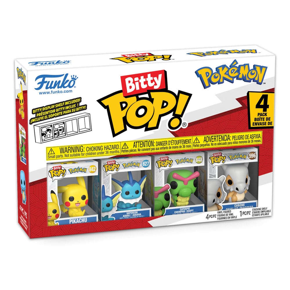 Pokémon Bitty POP! Vinyl Figuren 4er-Pack Series 1 2 cm