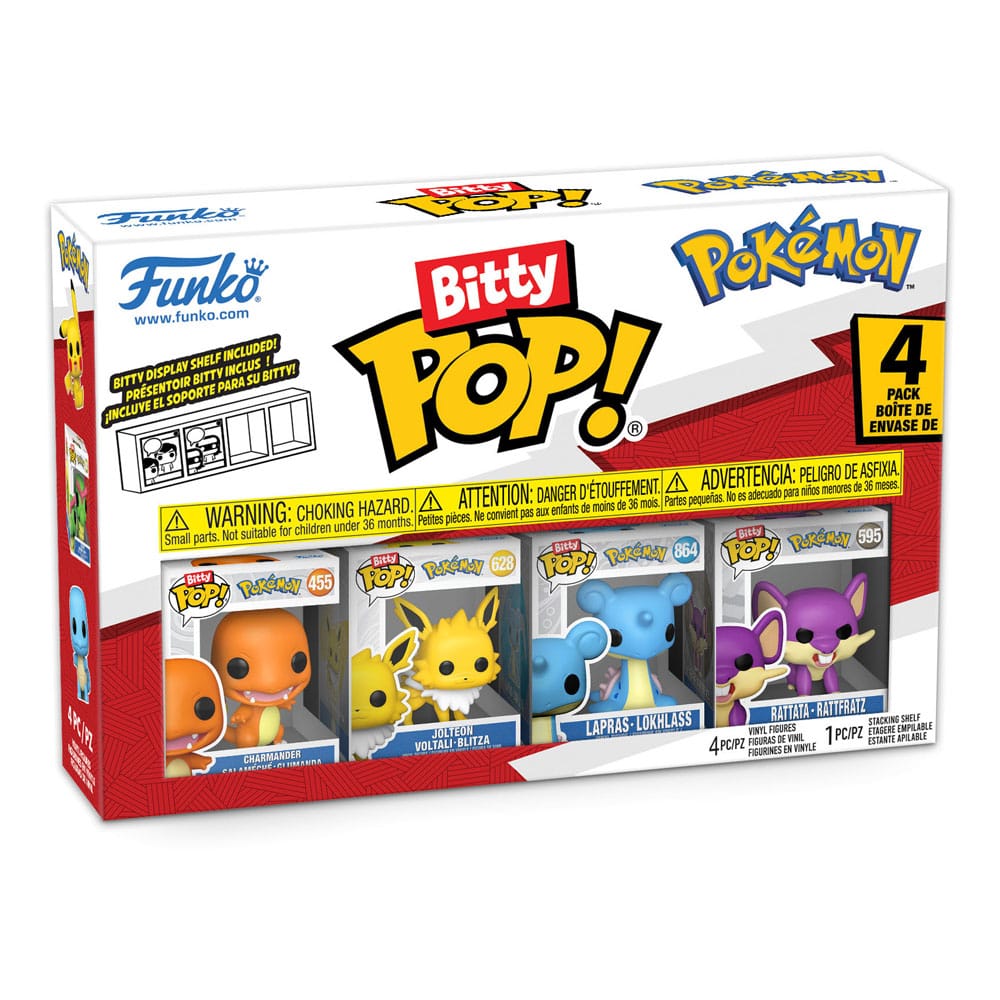 Pokémon Bitty POP! Vinyl Figuren 4er-Pack Series 2 2 cm