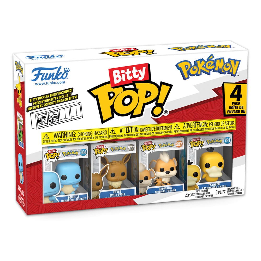Pokémon Bitty POP! Vinyl Figuren 4er-Pack Series 4 2 cm