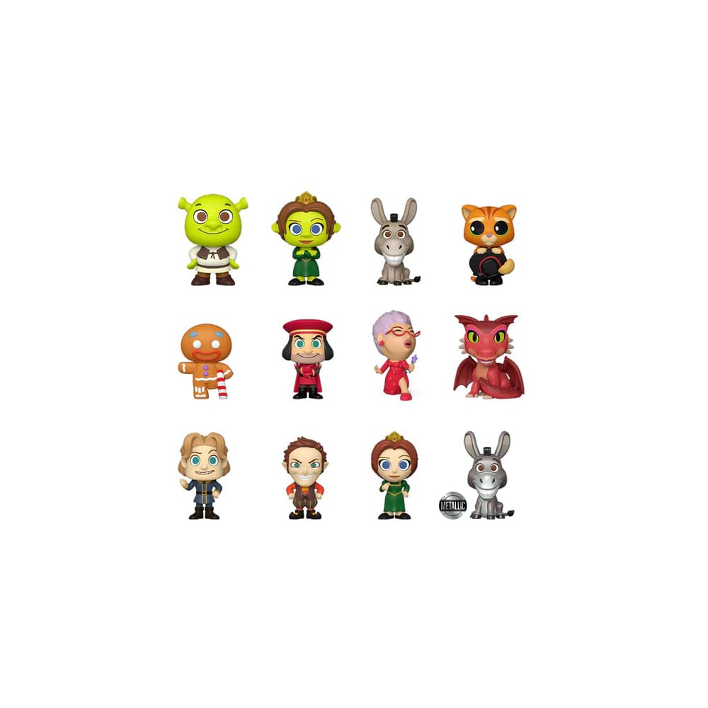 Shrek Mystery Minis Minifiguren 30th Anniversary 5 cm Display (12)