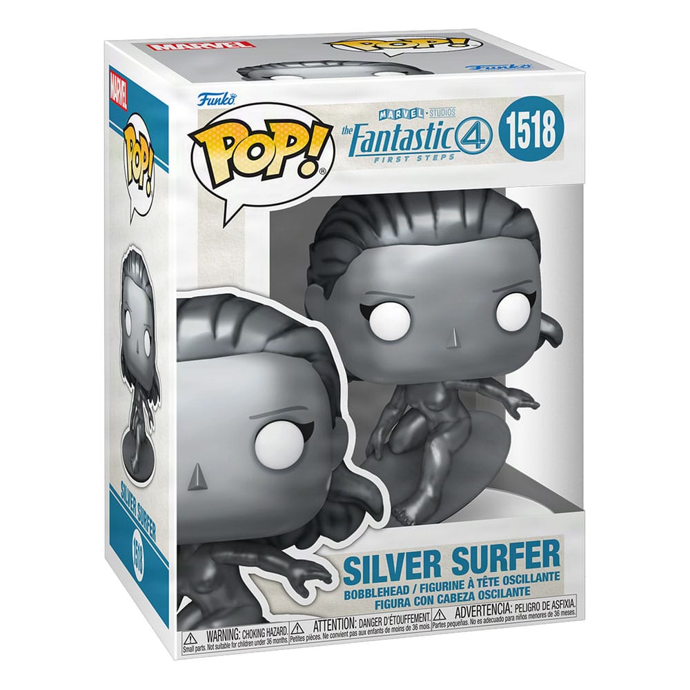 The Fantastic Four: First Steps POP! Marvel Vinyl Figur Silver Surfer 9 cm