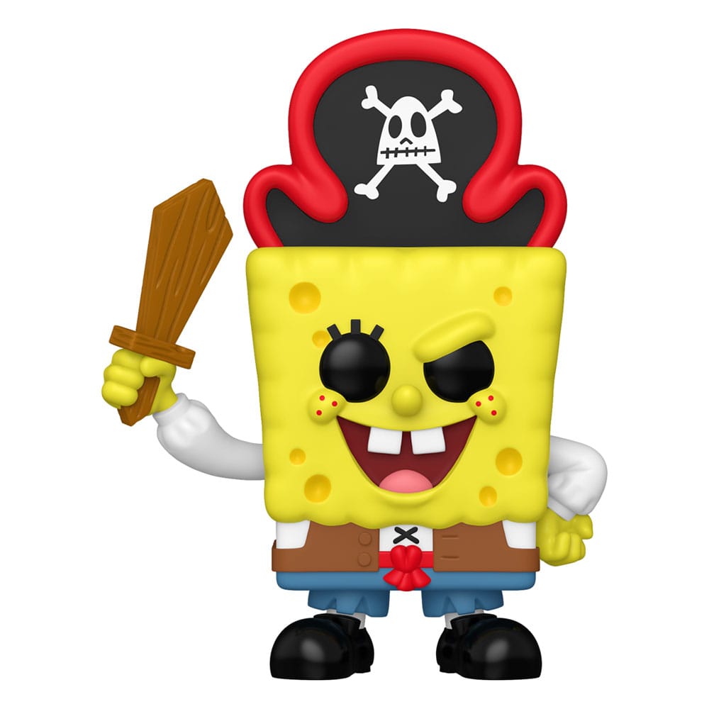 SpongeBob Schwammkopf POP! Vinyl Figur SquarePants (Pirate) 9 cm