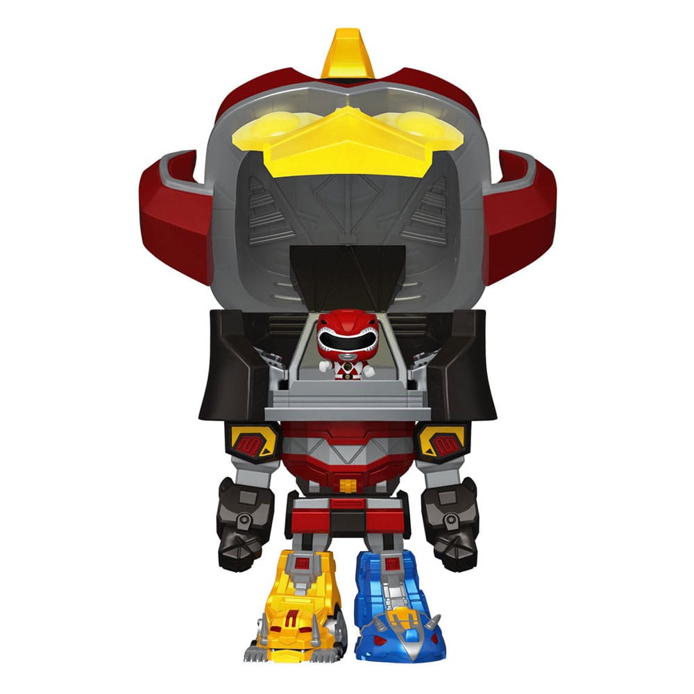 Mighty Morphin Power Rangers Bitty POP! Bots Figuren 4er-Pack Megazord with Red Ranger 2,5 cm
