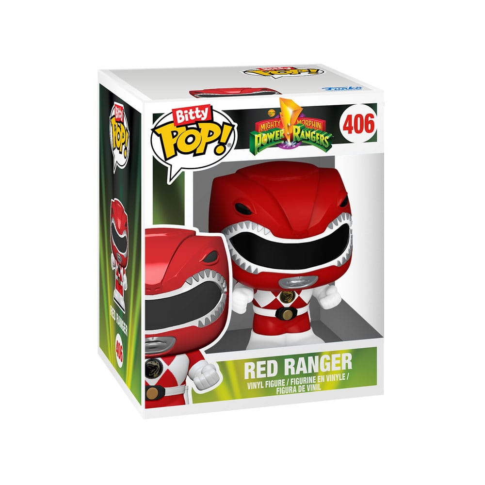 Mighty Morphin Power Rangers Bitty POP! Bots Figuren 4er-Pack Megazord with Red Ranger 2,5 cm