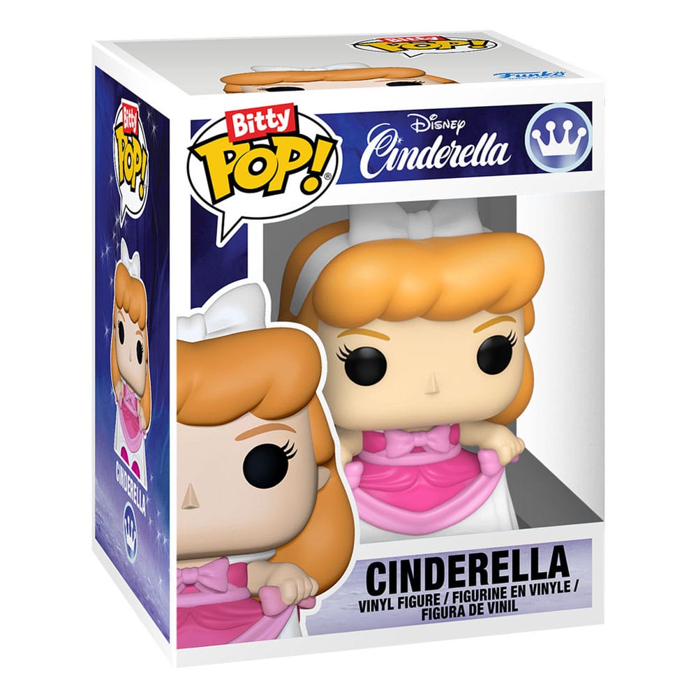Disney Bitty POP! Display mit 2 Vinyl Figuren Cinderella's Castle