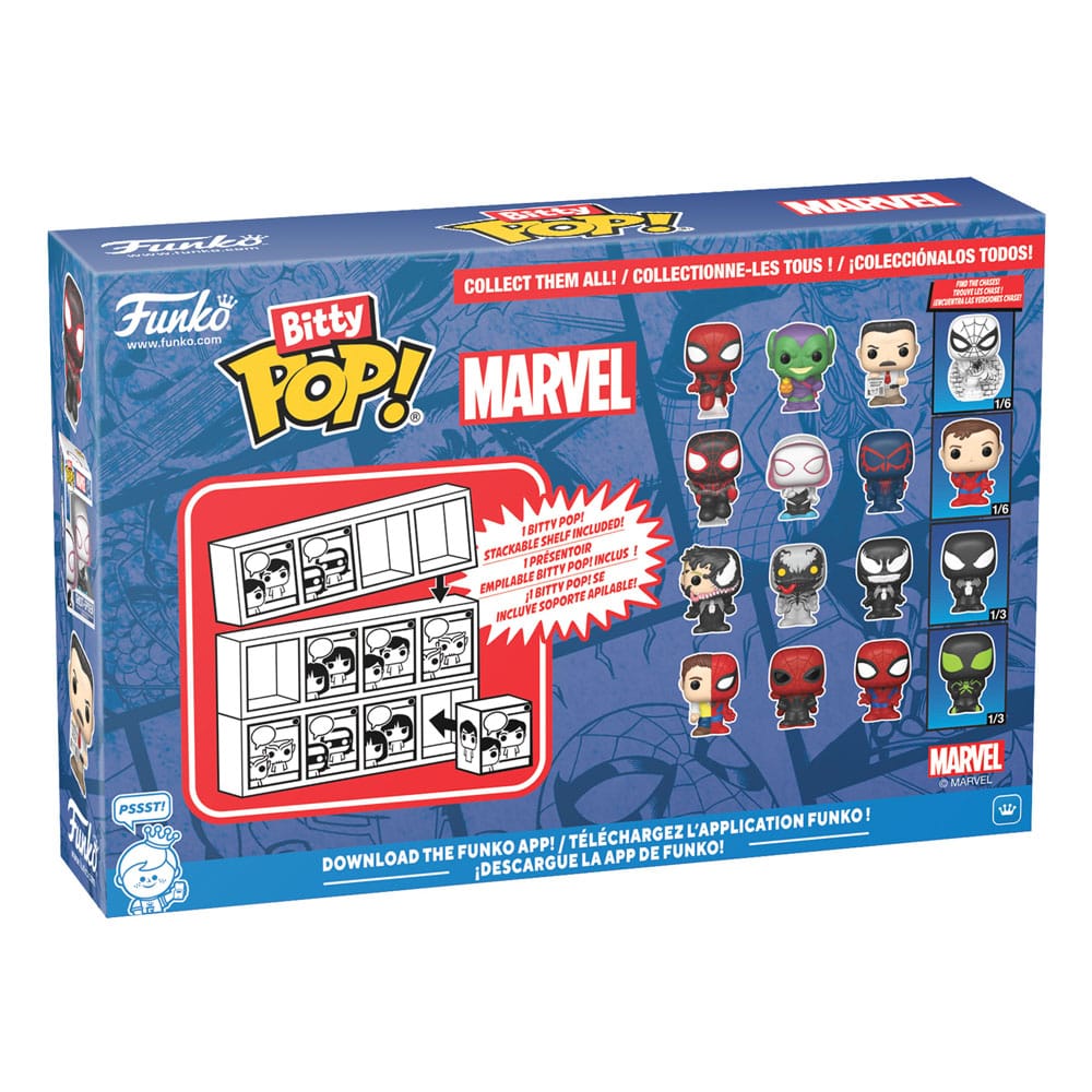 Spider-Man Bitty POP! Vinyl Figuren 4er-Pack Series 4 2 cm
