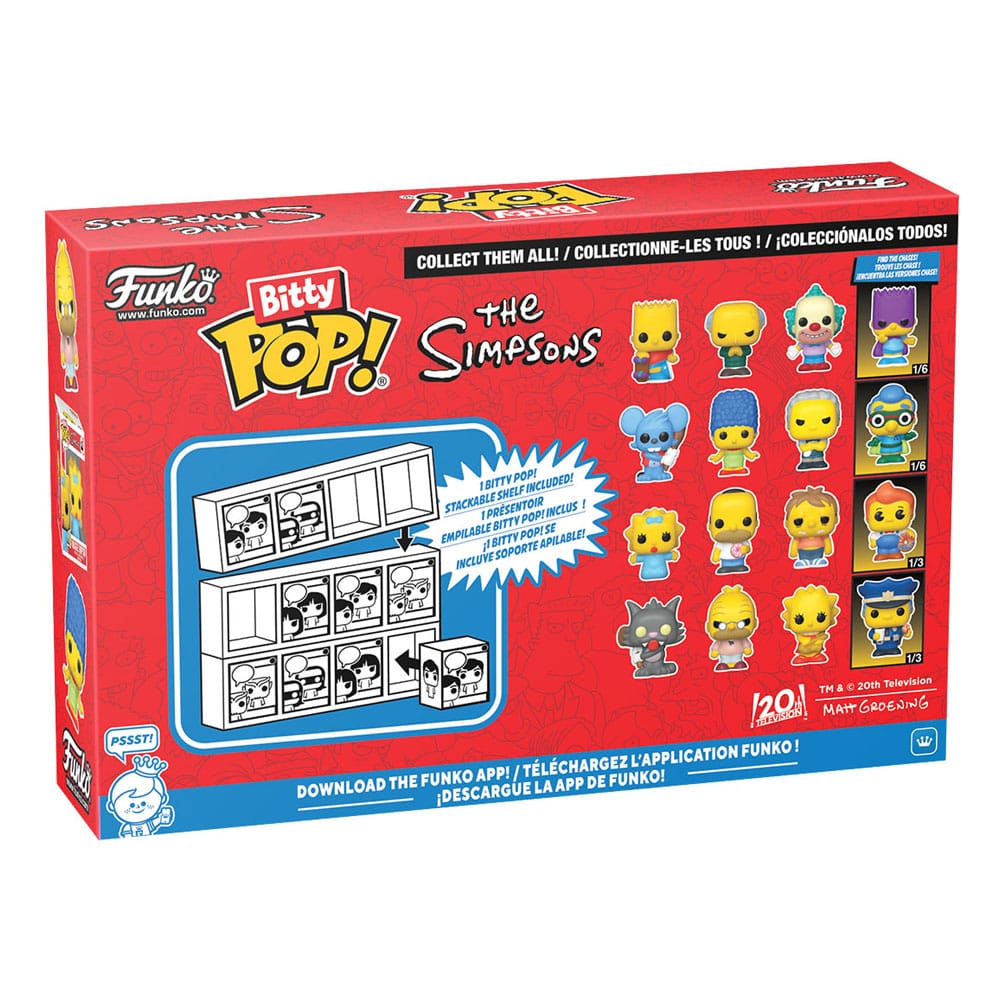 Die Simpsons Bitty POP! Vinyl Figuren 4er-Pack Series 3 2 cm