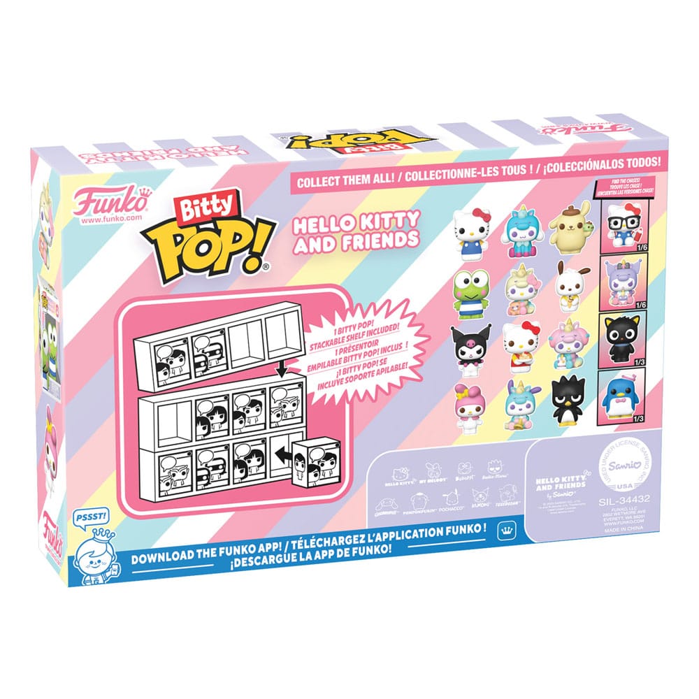 Hello Kitty and Friends Bitty POP! Vinyl Figuren 4er-Pack Series 1 2 cm
