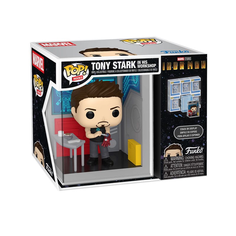 Marvel POP! Nooks Vinyl Figur Tony's Garage 9 cm