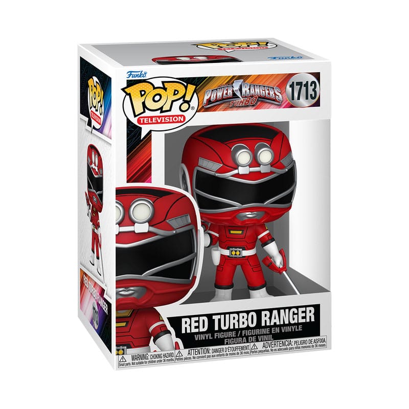 Power Rangers Generations (Tommy) POP! Movies Vinyl Figuren Turbo - Red Ranger 9 cm