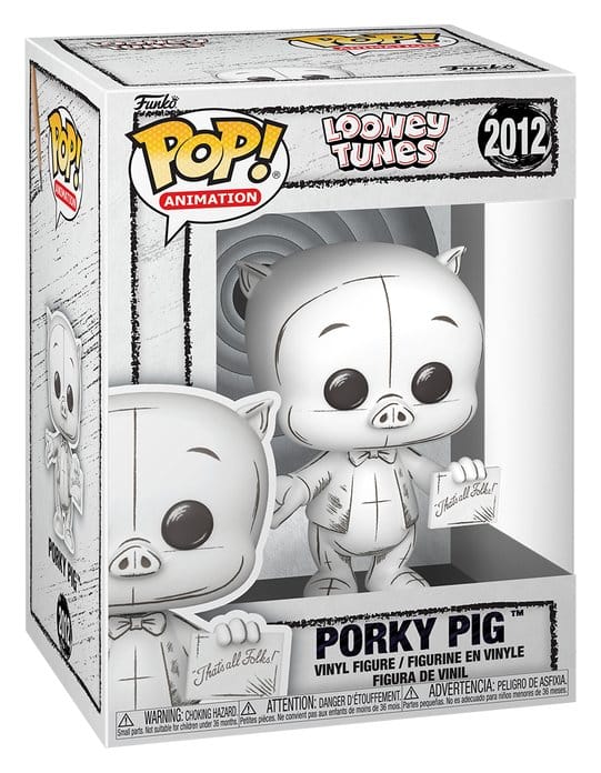 Looney Tunes POP! Animation Vinyl Figur Porky Pig? 9 cm