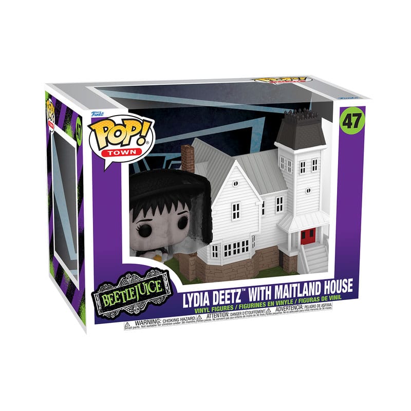 Beetlejuice POP! Town Vinyl Figur Lydia Deetz with Maitland House 9 cm