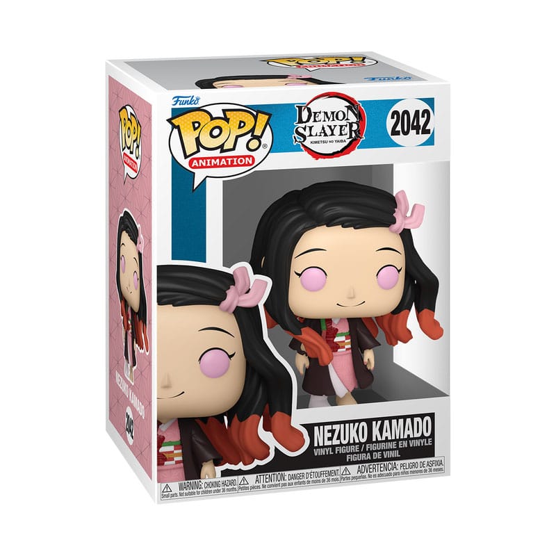 Demon Slayer: Kimetsu no Yaiba POP! Animation Vinyl Figur Nezuko (Human) 9 cm