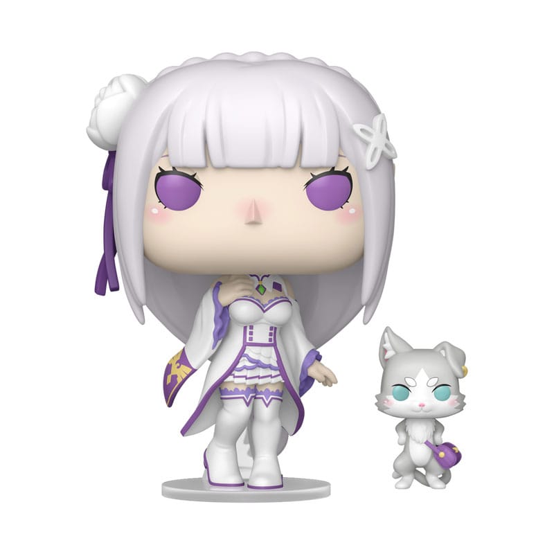 Re:Zero POP!&Buddy Animation Vinyl Figuren Emilia w/Puck 9 cm