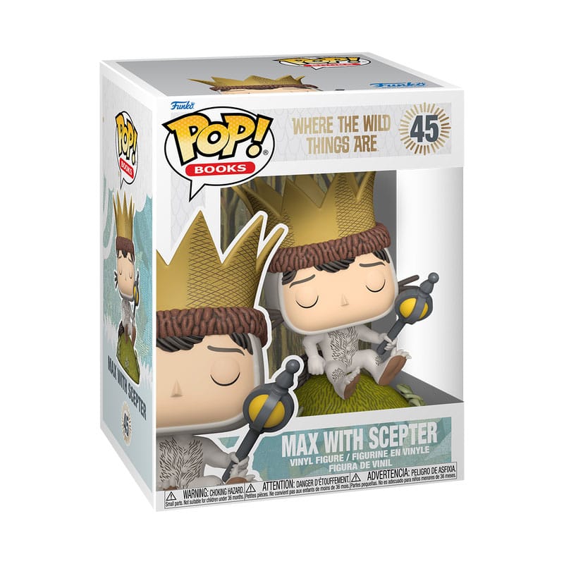 Wo die wilden Kerle wohnen POP! Premium Vinyl Figur Max w/Scepter? 9 cm