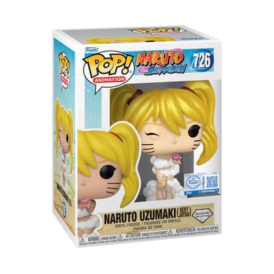 Naruto Pop! Animation Vinyl Figur Naruto(Sexy Jutsu) Diamond Collection heo Exclusive Edition 9 cm