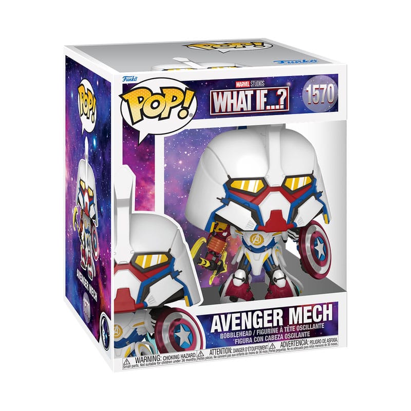 What If...? Super Sized POP! Marvel Vinyl Figur Super Mech 15 cm
