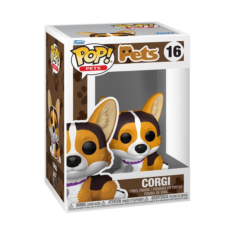 Funko-Legacy POP! Pets Vinyl Figur Corgi 9 cm