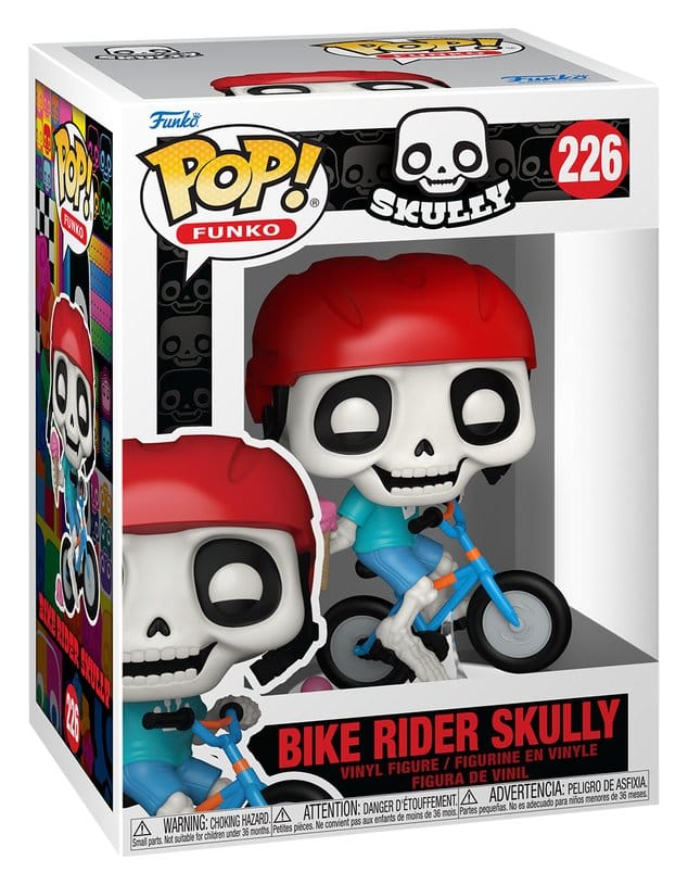 Funko Legacy POP! Icons Vinyl Figur Bike Rider Skully 9 cm