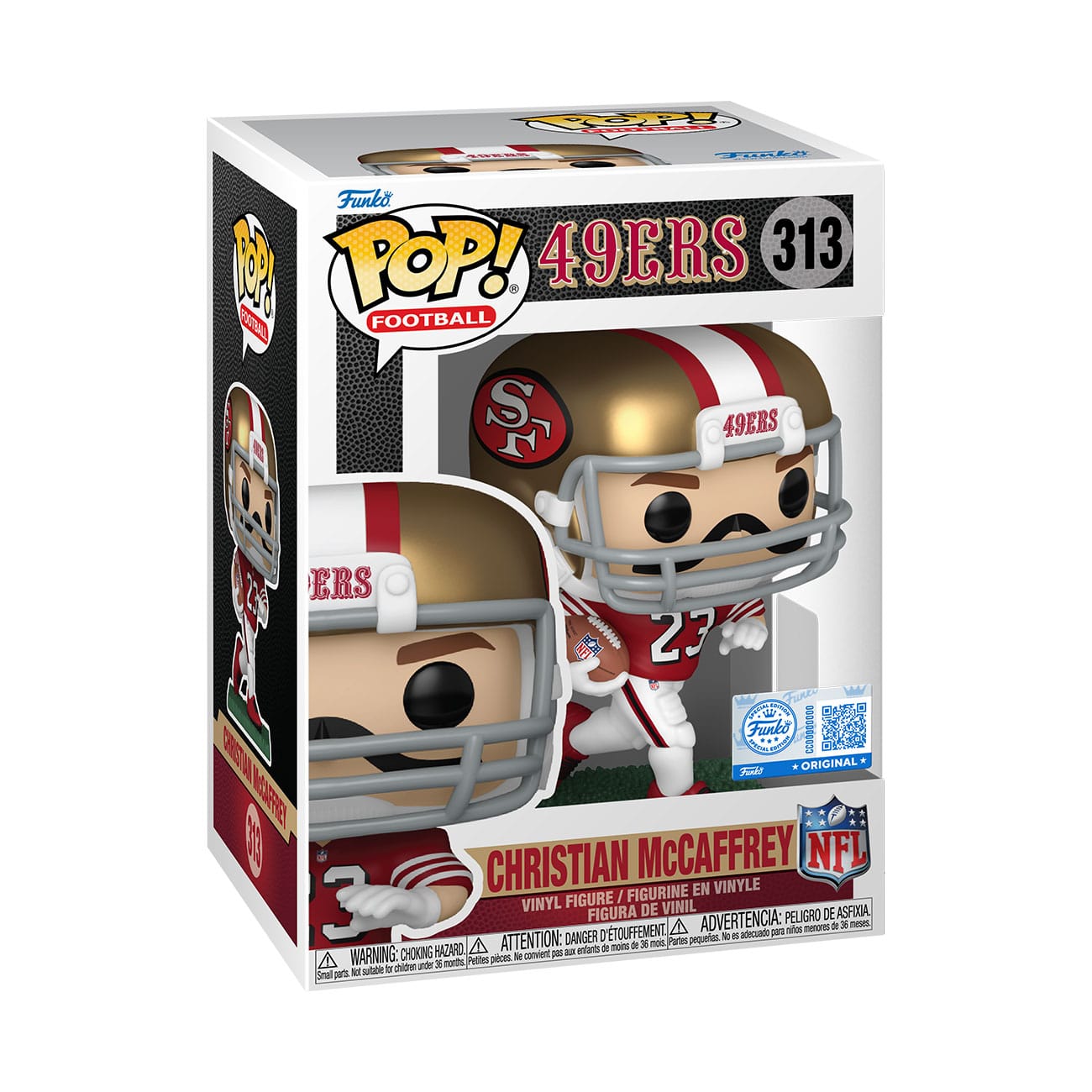 NFL: Legends POP! Sports Vinyl Figur 49ers- Christian McCaffrey (TB) 9 cm