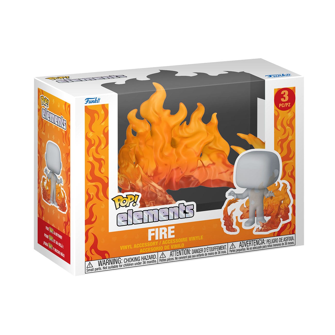 Fire POP! Elements Vinyl Figur Red 5 cm