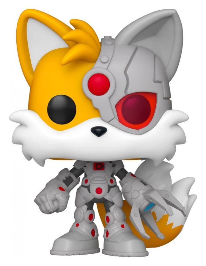 DC x Sonic the Hedgehog POP! Heroes Vinyl Figur Tails as Cyborg 9 cm
