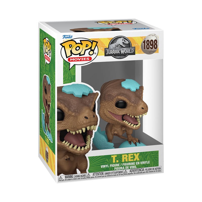 Jurassic Park POP! Movies Vinyl Figur SPRG- T-Rex 9 cm
