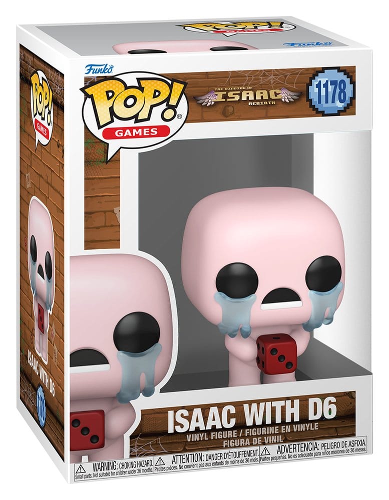Binding of Isaac POP! Games Vinyl Figur Isaac w/dice 9 cm