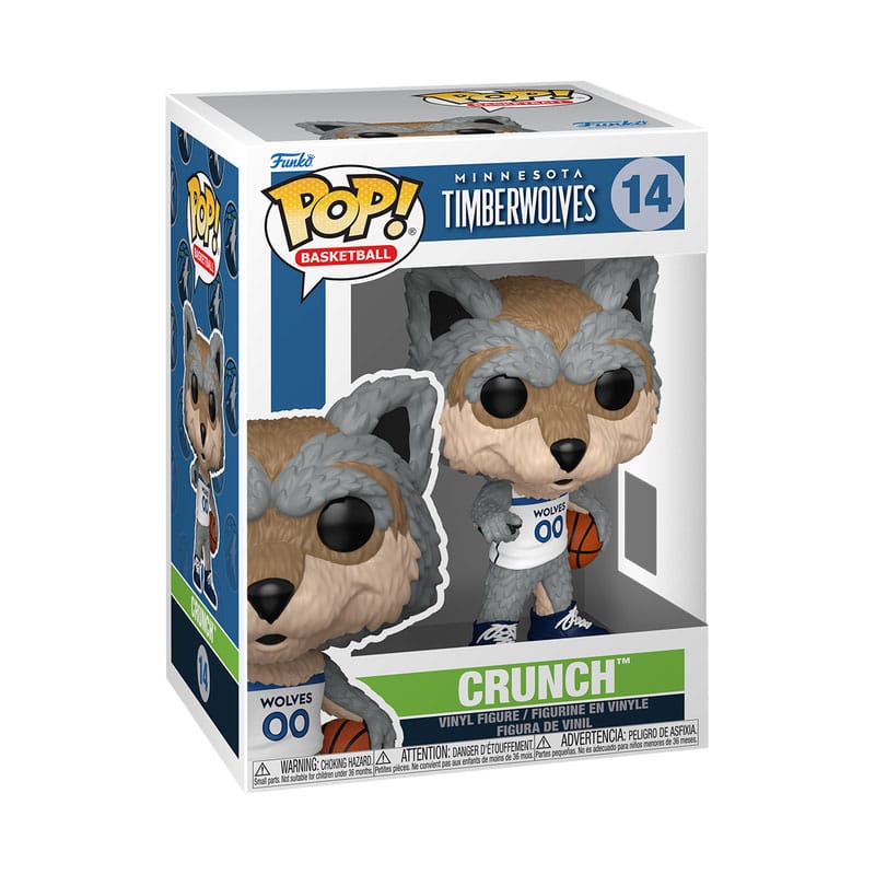 NBA Legends POP! Sports Vinyl Figur Mascots Wolves- Crunch The Wolf 9 cm