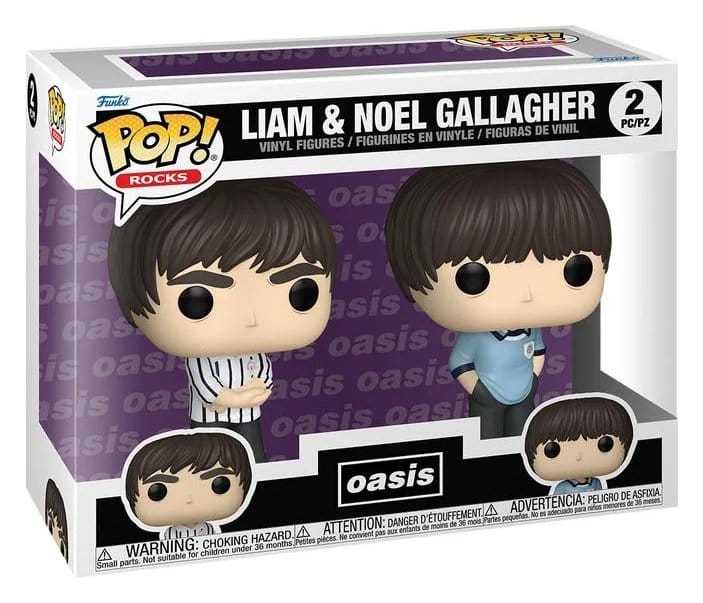 Oasis POP! Vinyl Figuren 2er-Pack Liam & Noel Gallagher 9 cm