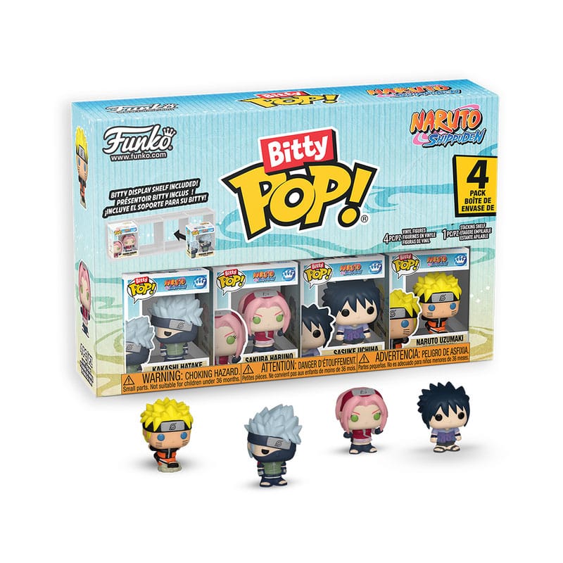 Naruto Shippuden Bitty POP! Vinyl Figuren 4er-Pack Team 7 w/CH 2,5 cm