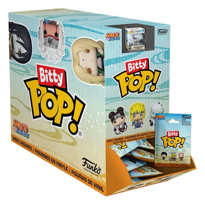 Naruto Bitty POP! Single Vinyl Figuren Display (32) PDQ 2,5 cm