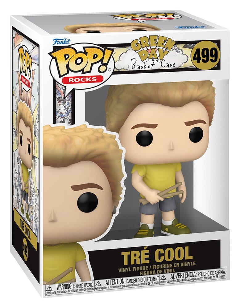 Green Day POP! Rocks Vinyl Figur Tre Cool (Basket Case) 9 cm