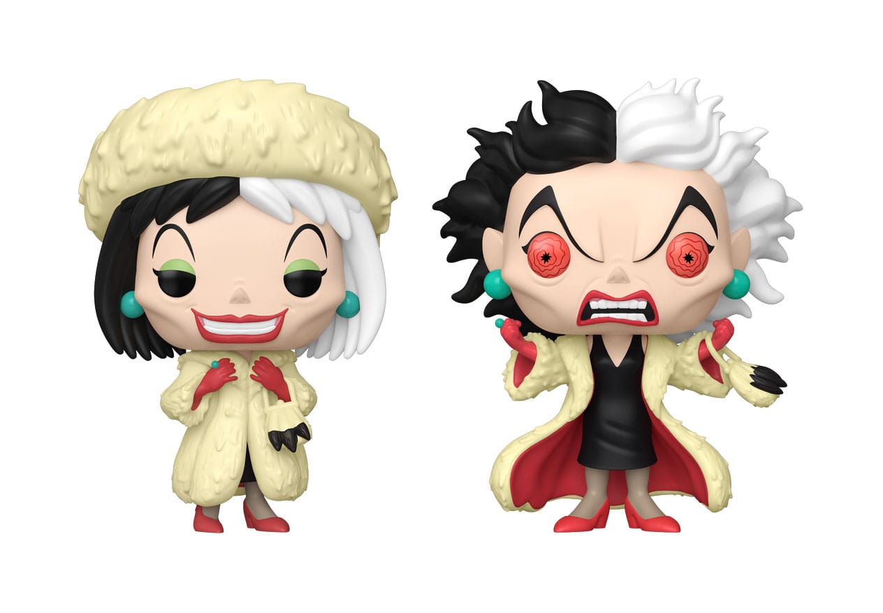 101 Dalmatiner POP! Vinyl Figuren Cruella De Vil with Chase 9 cm Sortiment (6)