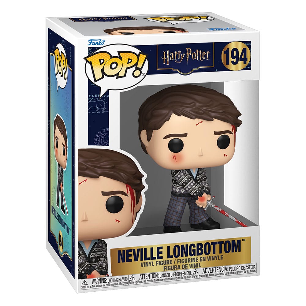 Harry Potter POP! Movies Vinyl Figur Neville Longbottom with Sword of Gryffindor 9 cm
