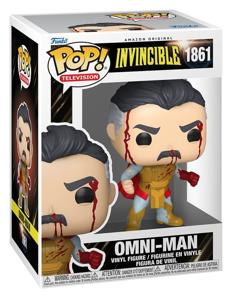Invincible 2 POP! TV Vinyl Figur Omni-Man (Armor) (Bloody) 9 cm