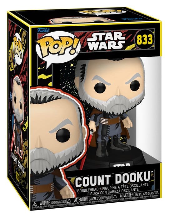 Star Wars: May the Fourth POP! Nooks Vinyl Figur Count Dooku (Retro) 9 cm