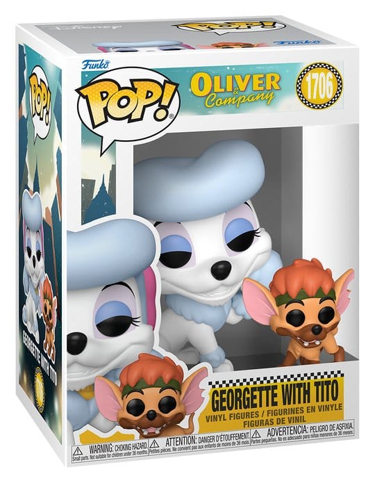 Oliver & Co. POP&Buddy Vinyl Figur Georgette w/Tito 9 cm