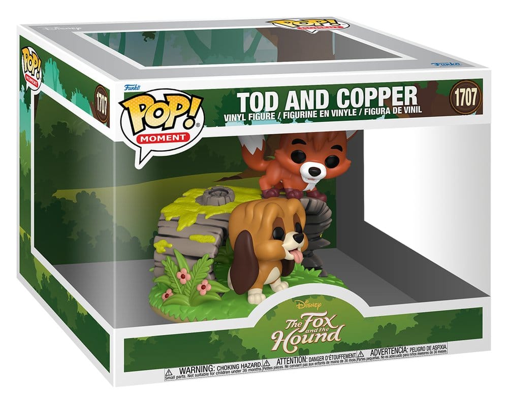Cap und Capper POP Moments Vinyl Figuren Tod & Copper 9 cm