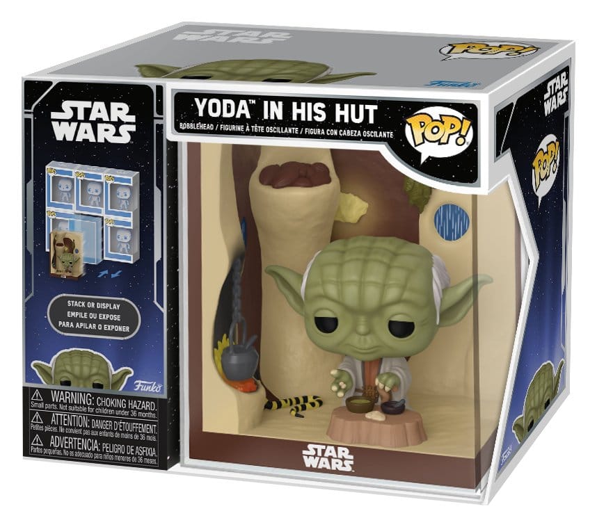 Star Wars POP! Nooks Vinyl Figur Yoda's Hutt 9 cm