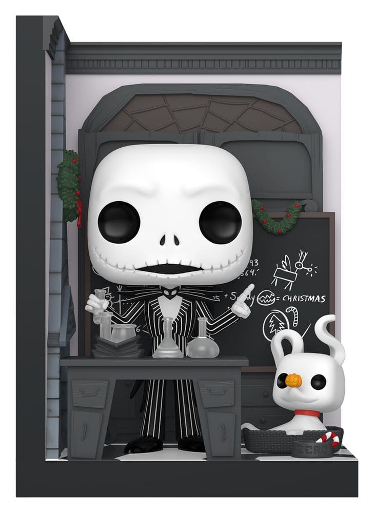 Nightmare Before Christmas POP! Nooks Vinyl Figur Jack Skellington's Room 9 cm