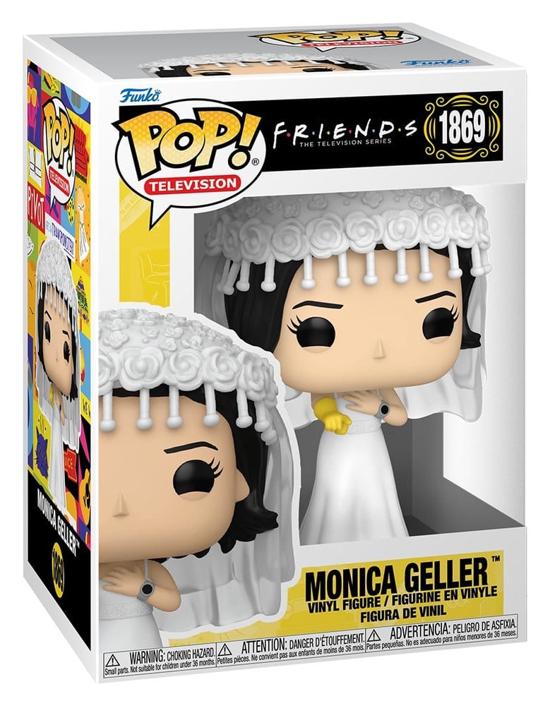 Friends POP! TV Vinyl Figur Monica Geller (Wedding Dress) 9 cm